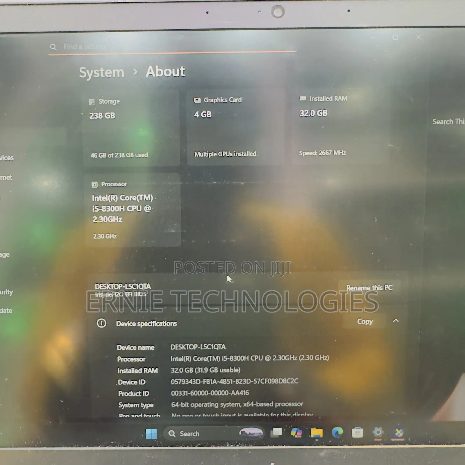 Laptop HP ZBook 15 32GB Intel Core i5 SSD 256GB