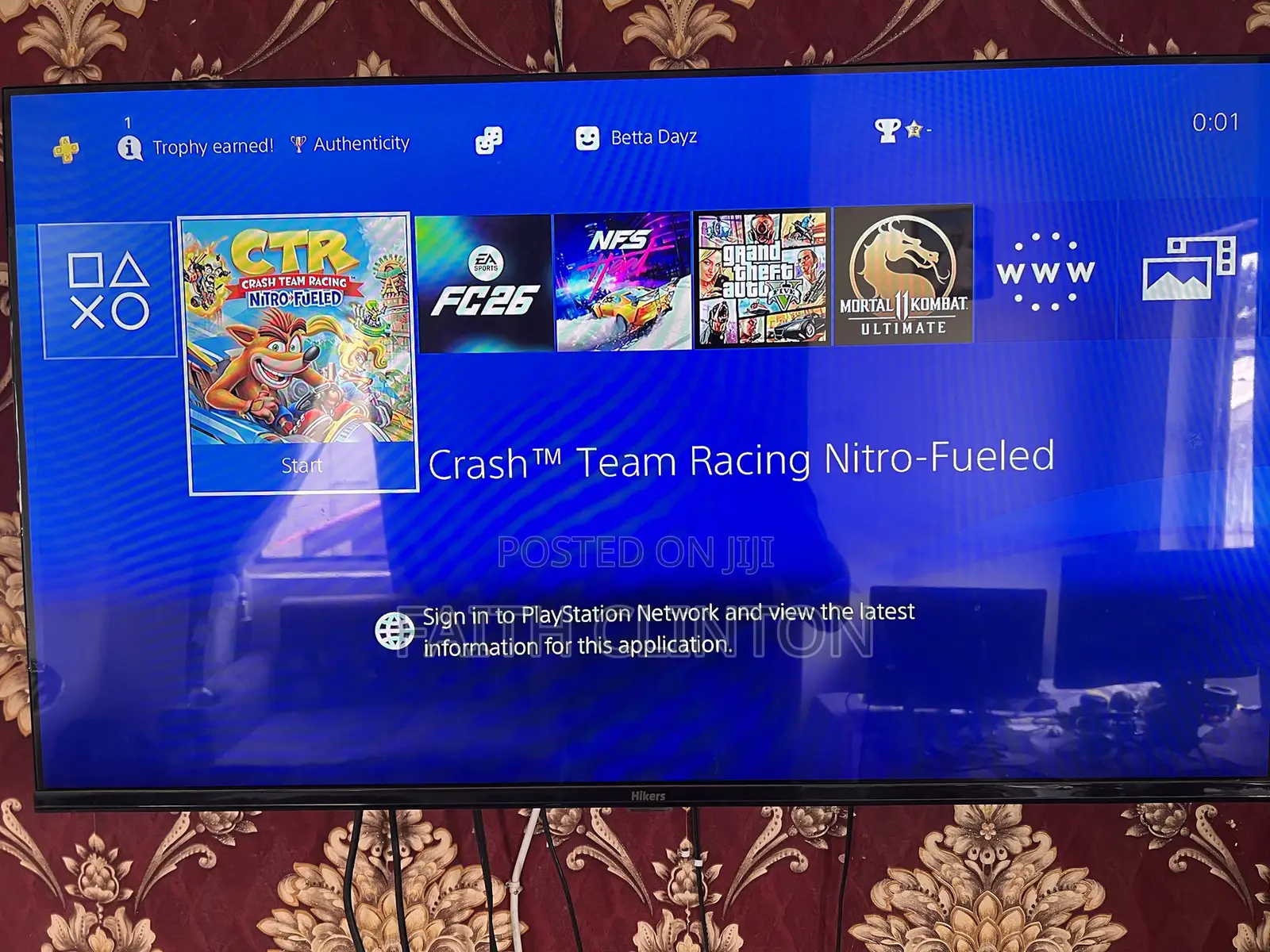 Ps4 Console With 1 Controller