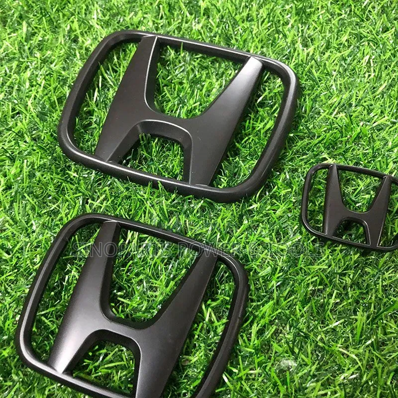 Honda Black Badge Set Civic Accord CRV – Front Rear Logo