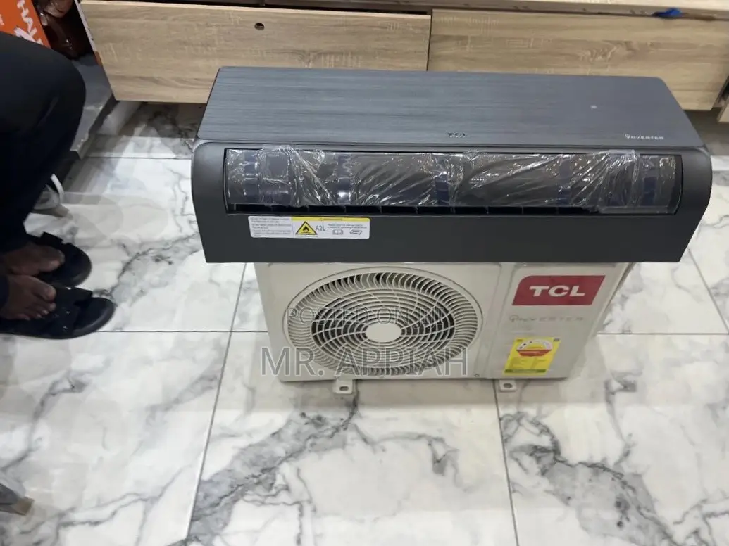 Quality TCL 1.5hp Split Type Inverter Dark Gray Wooden Finish 