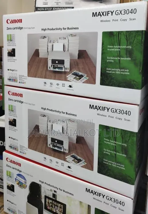 Canon Maxify Gx3040 Wireless 3-in-1 Refillable Megatank Inkjet Printer