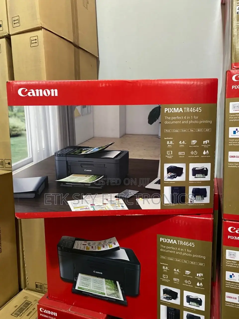 Duplex Canon Pixma Tr4645 All in One Printer