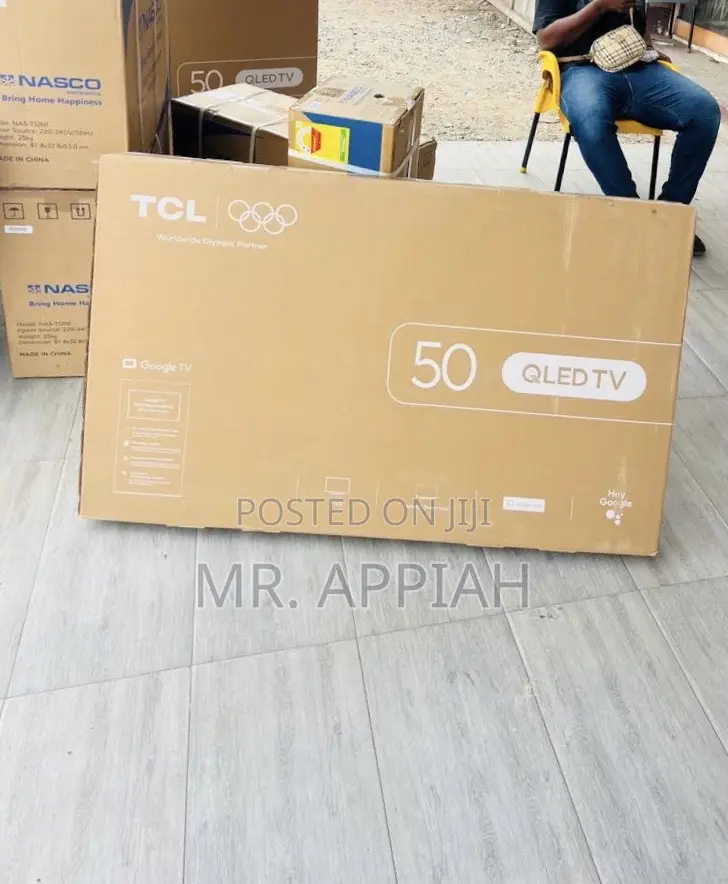 Order TCL 50” Qled Smart Satellite Android Television(Black ).