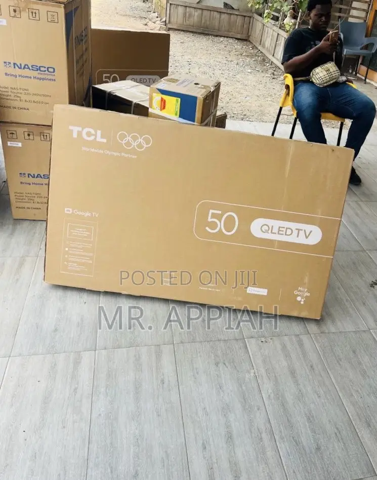 Order TCL 50” Qled Smart Satellite Android Television(Black ).