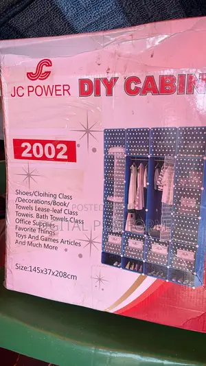 Plastic, Metal And Wooden Stackable Wardrobes