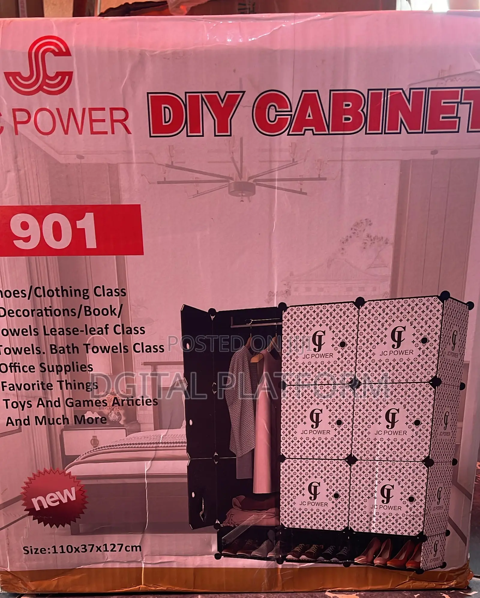 Plastic, Metal And Wooden Stackable Wardrobes