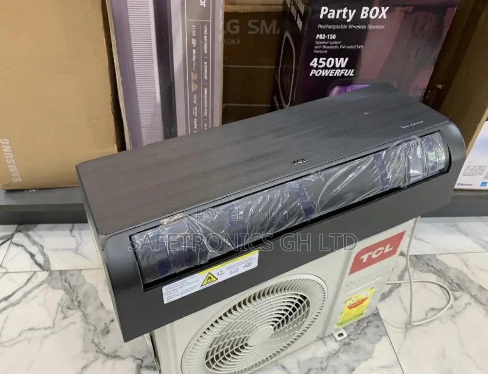 Get Classic TCL 1.5 Hp Inverter Air Conditioner in Dark Gray/Black