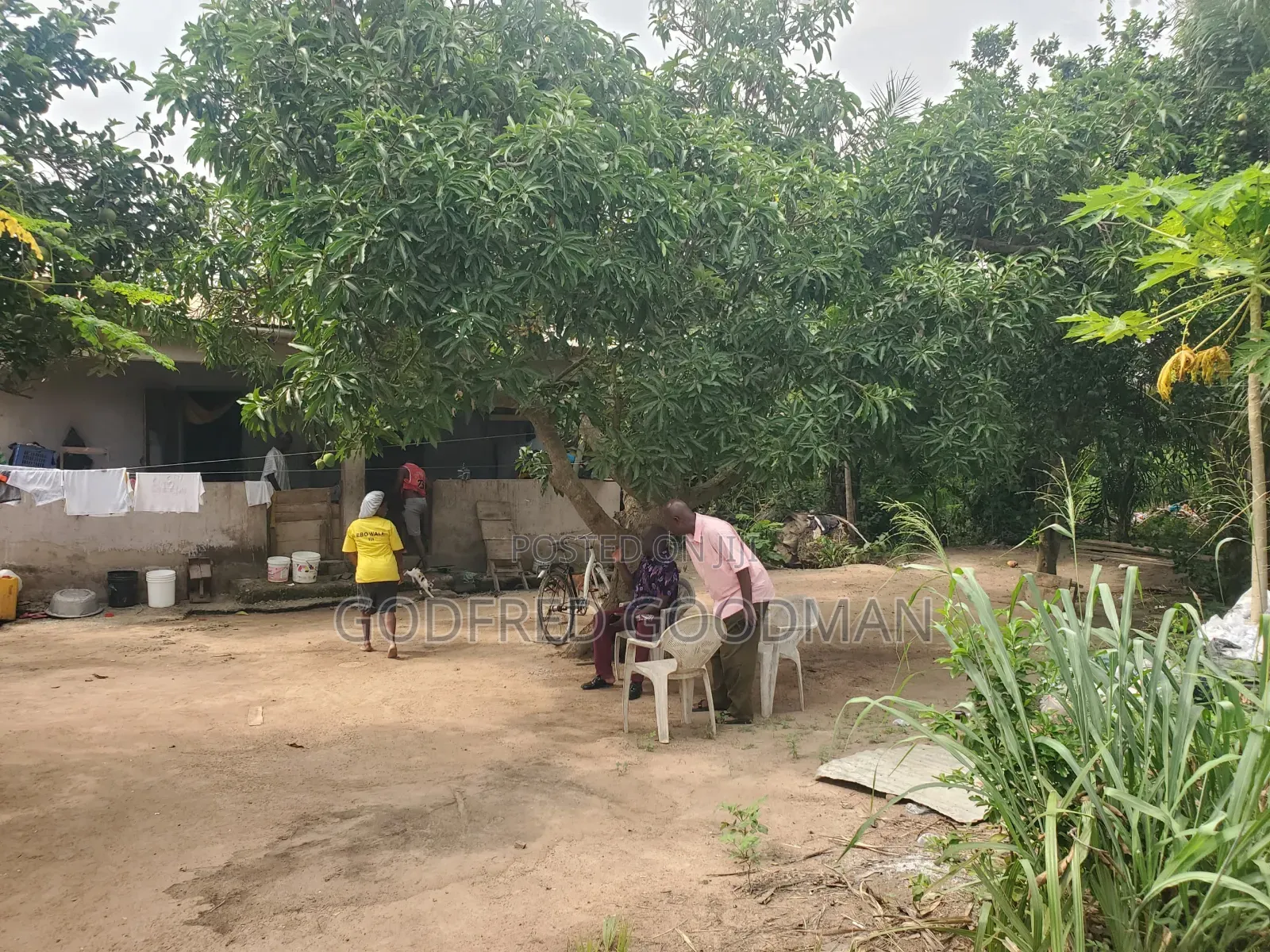 6 Plots of Land With 2 Rooms on It. Close to Main Road.