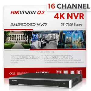 Hikvision Ds-7616ni-Q2/16p 16-Ch 1u 16 Poe NVR