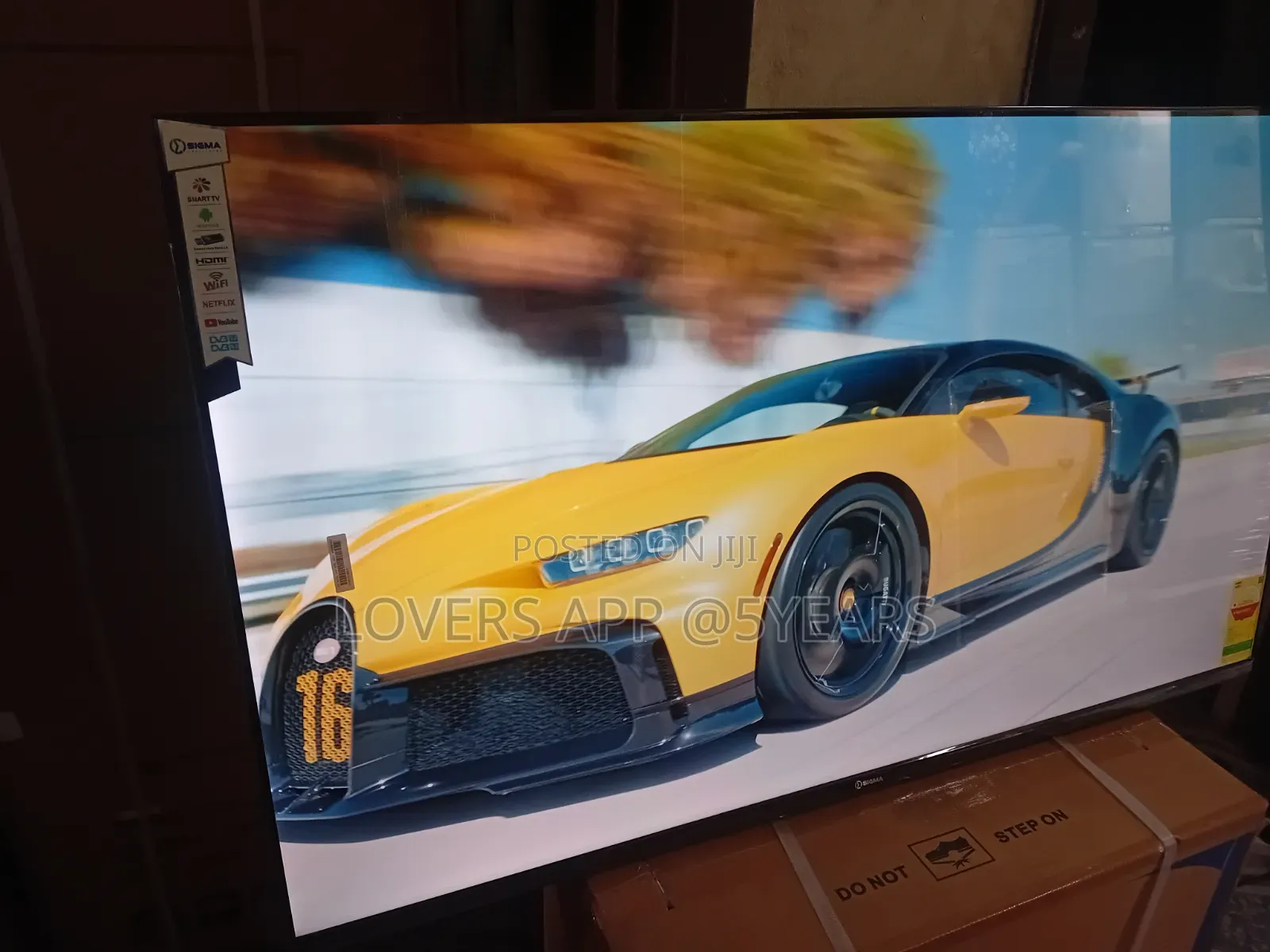 Sigma 55" Uhd Smart Frameless Satellite Tv.