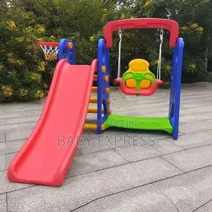 Premium 3-in-1toddler Swing Slide Playset Indoor/Outdoor Playground