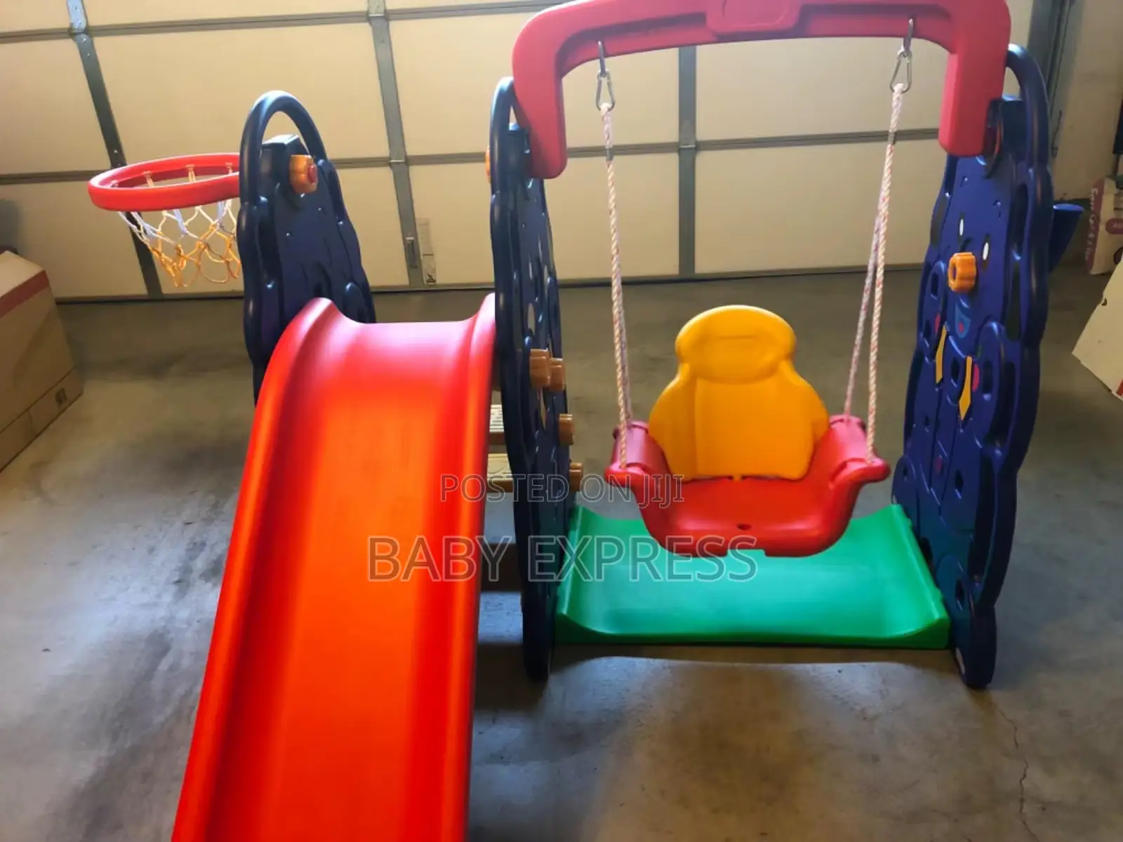 Premium 3-in-1toddler Swing Slide Playset Indoor/Outdoor Playground