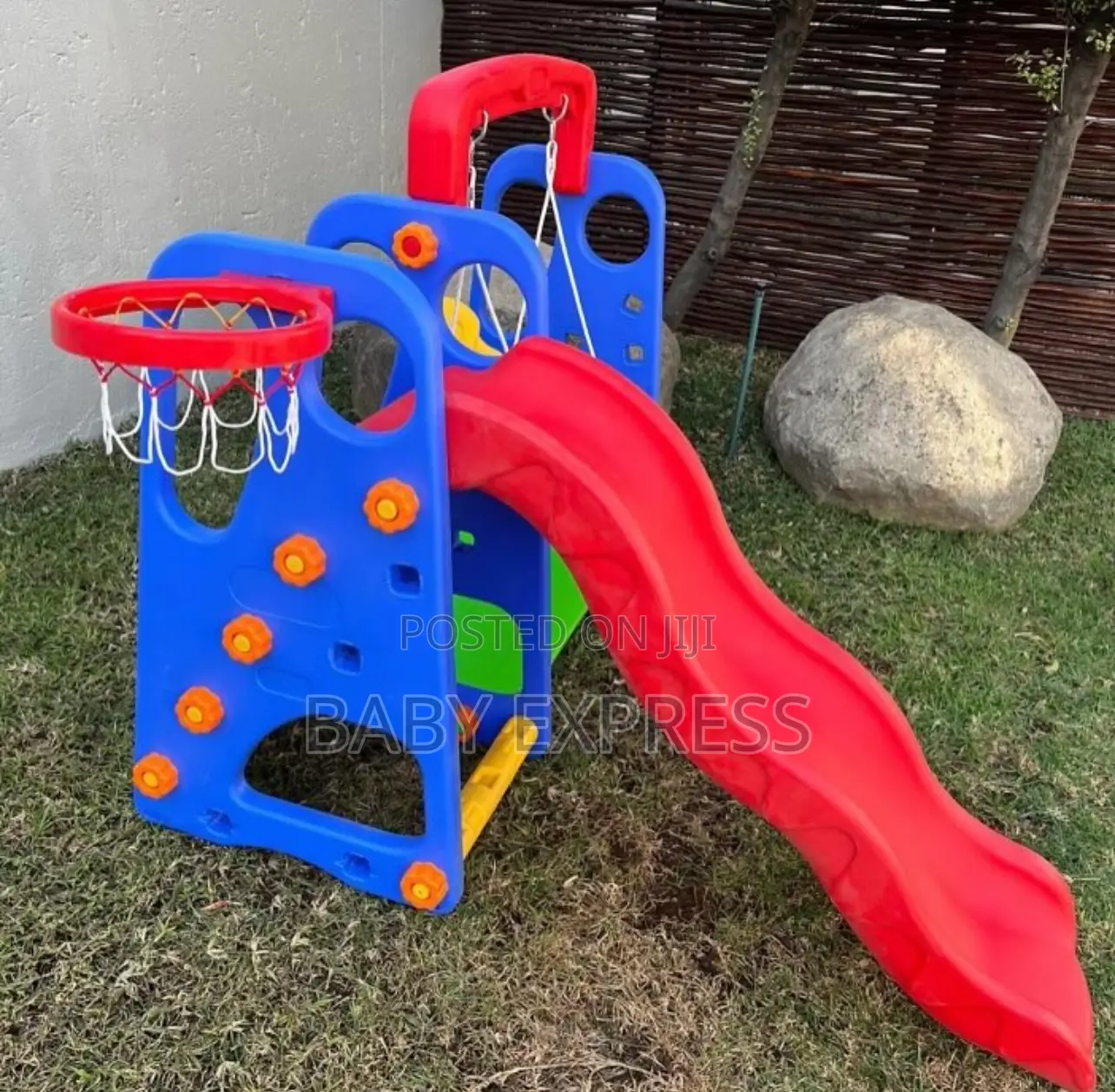 Premium 3-in-1toddler Swing Slide Playset Indoor/Outdoor Playground