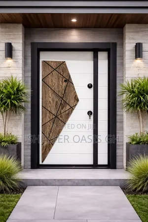 Elegant Antirust Bullet Proof Security Door One and Half