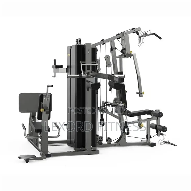 5 Station Home Multi- Gym With Dual User Access