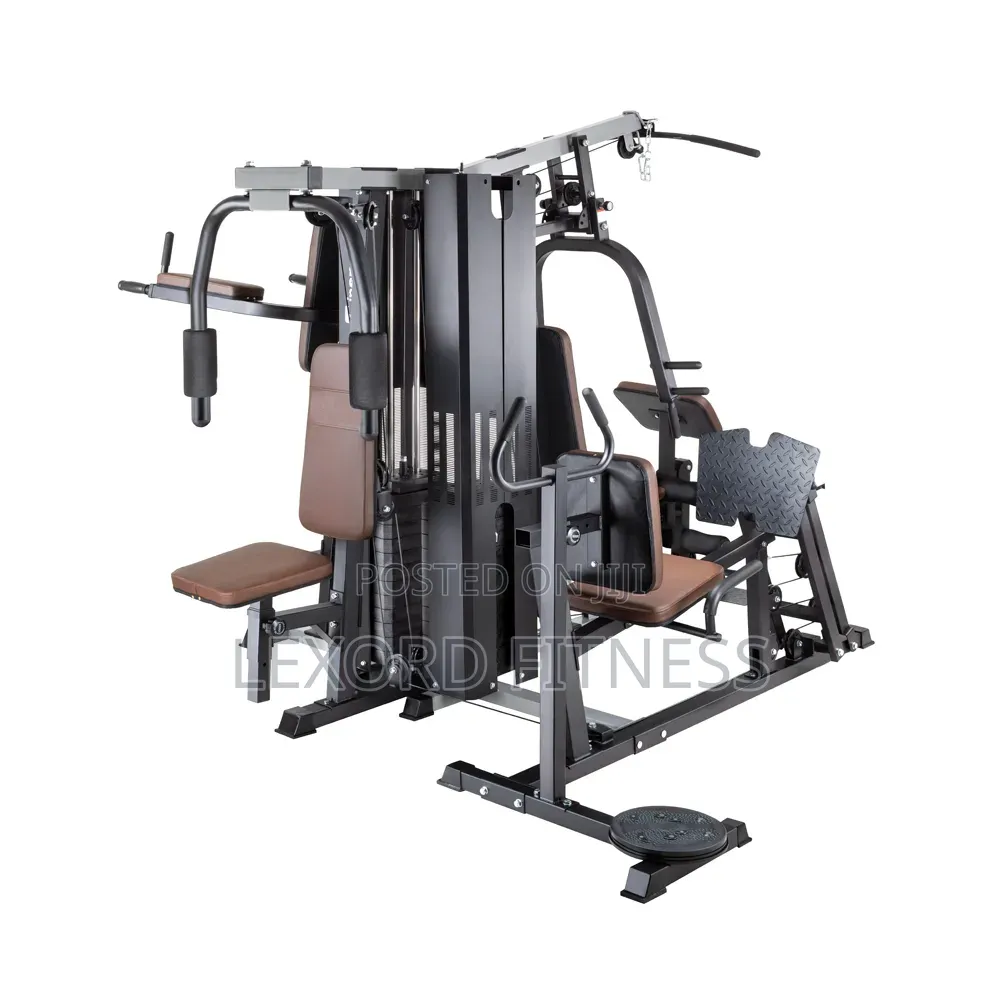 5 Station Home Multi- Gym With Dual User Access