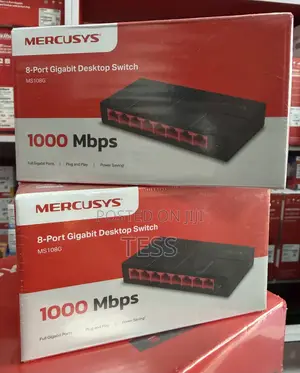 Mercusys 8port Gigabit Switch Ms108g 10/100/1000mbps