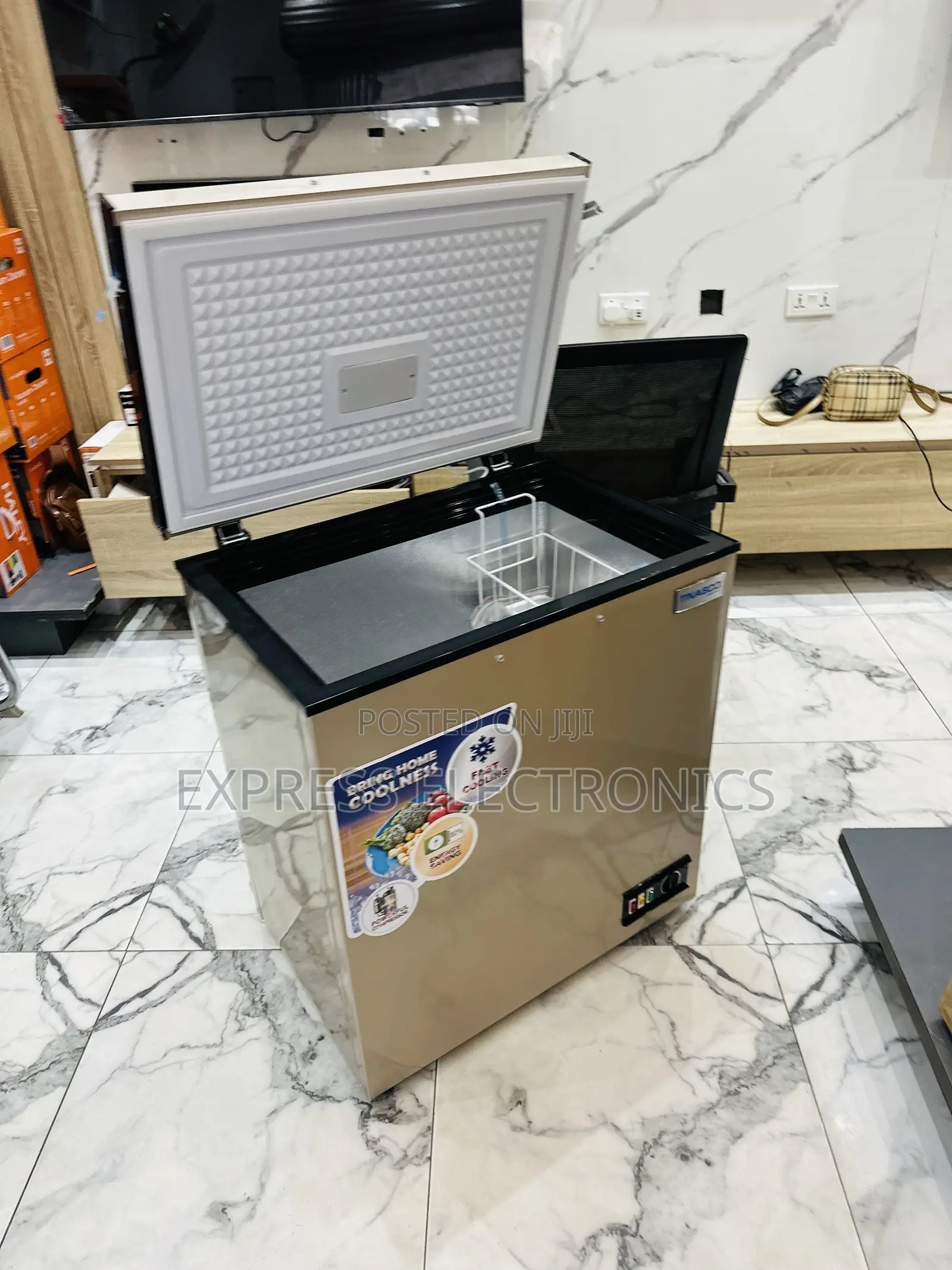 200l Chest Freezer Gold Color Nasco