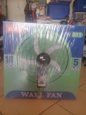 Elbee 18-inch Wall Fan. 5 Blade With Supper Speed.