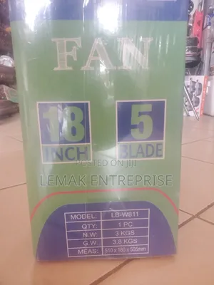 Elbee 18-inch Wall Fan. 5 Blade With Supper Speed.