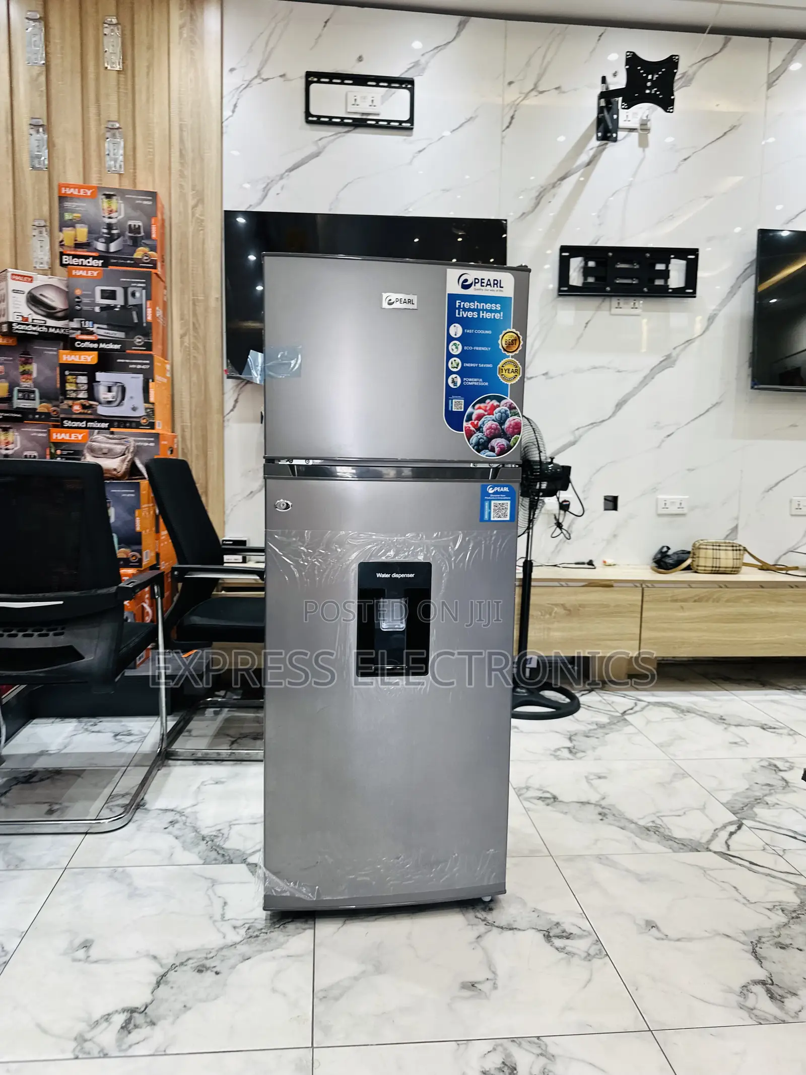 Hot  Deals on Pearl Pf-2521w0-5e Double Door Fridge
