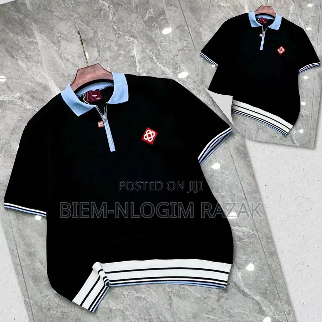High Quality Casablanca Club Zip Up T-Shirts Available