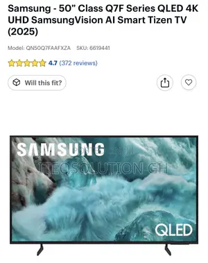 2025 Samsung - 50" Class Q7f Series Qled Ai Smart