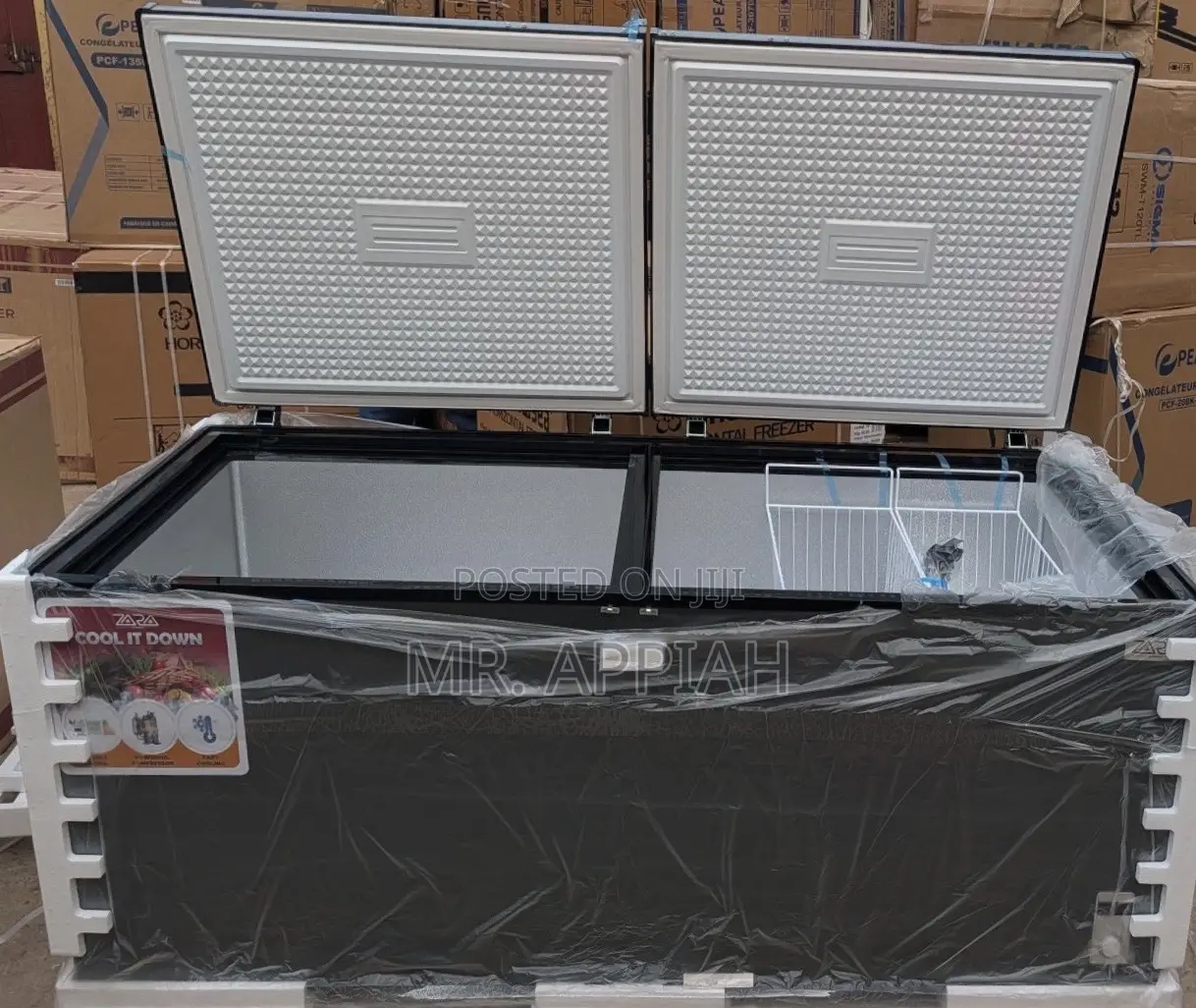 Get Affordable Zara 900fl- S. 725l Double Door Chest Freezer 