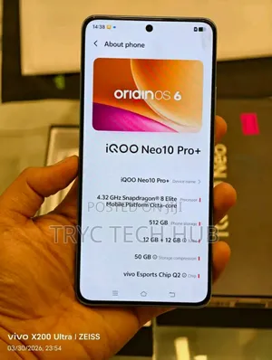 New Vivo iQOO Neo10 Pro+ 512 GB Blue