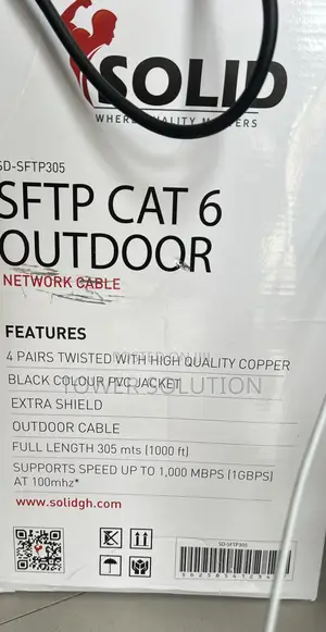 Solid Sftp Outdoor Cable 305m