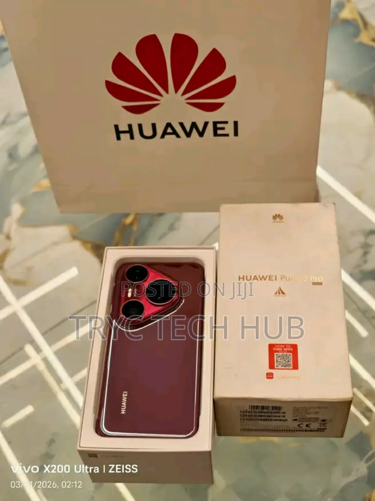 New Huawei Mate 80 Pro 5G 512 GB Red
