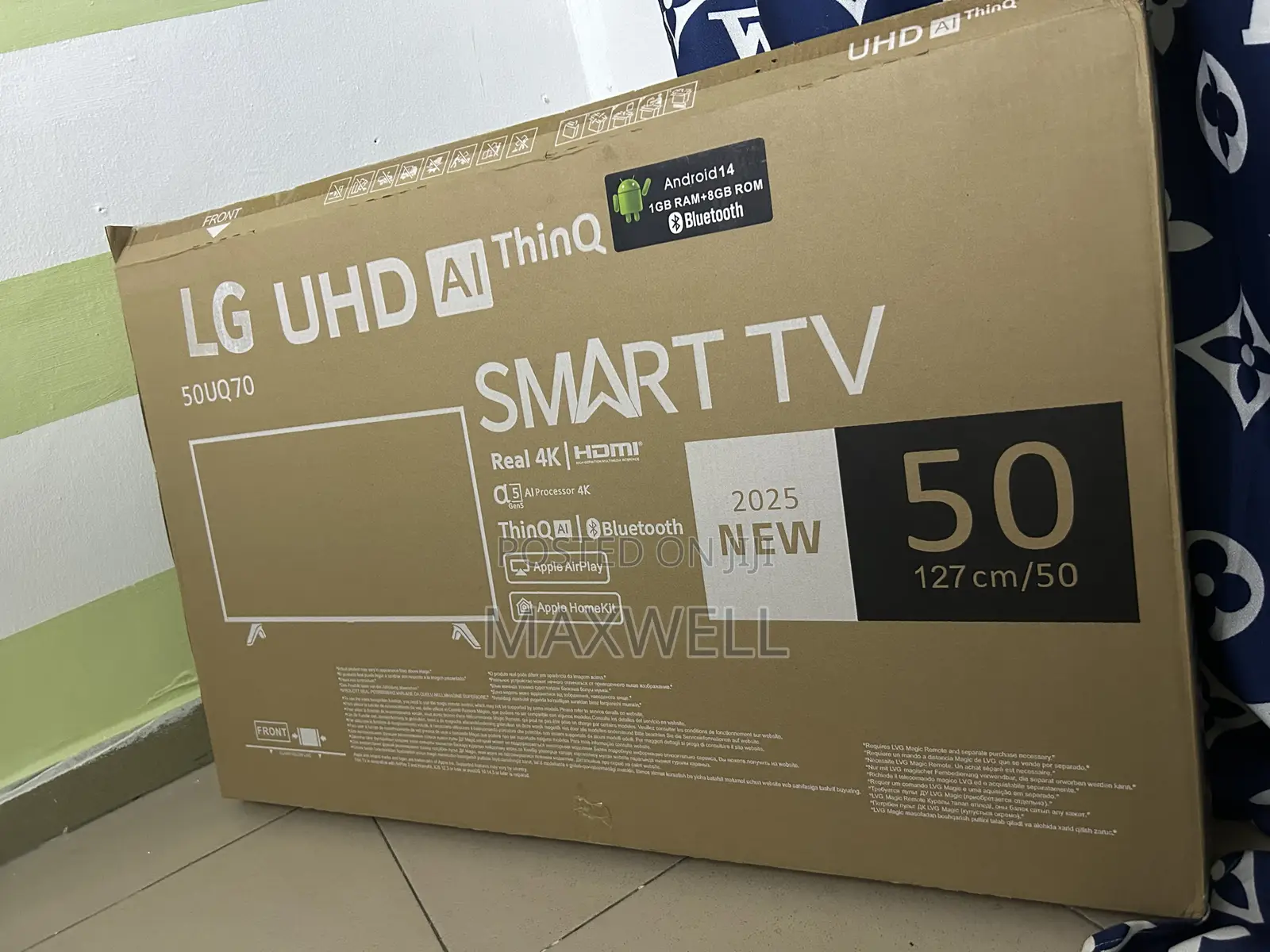 Lg 50inches Android/Smart Tv.2025 Model