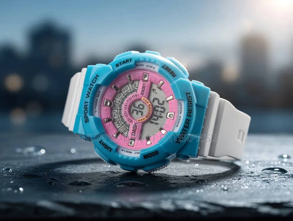 Children Shock Resistant Digital Watch - Unisex