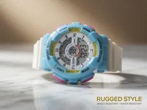 Children Shock Resistant Digital Watch - Unisex