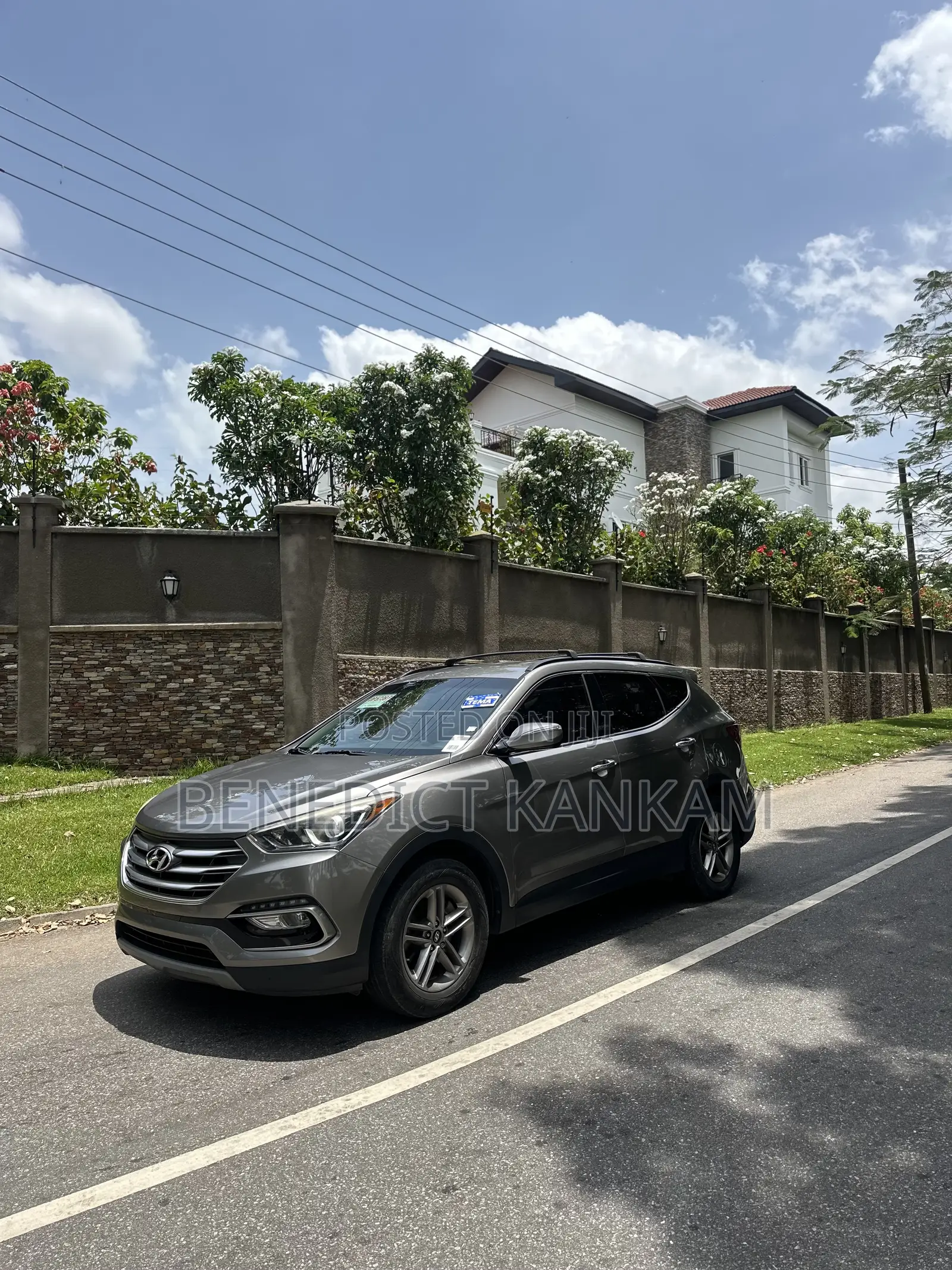 Hyundai Santa Fe SE AWD 2017 Gray