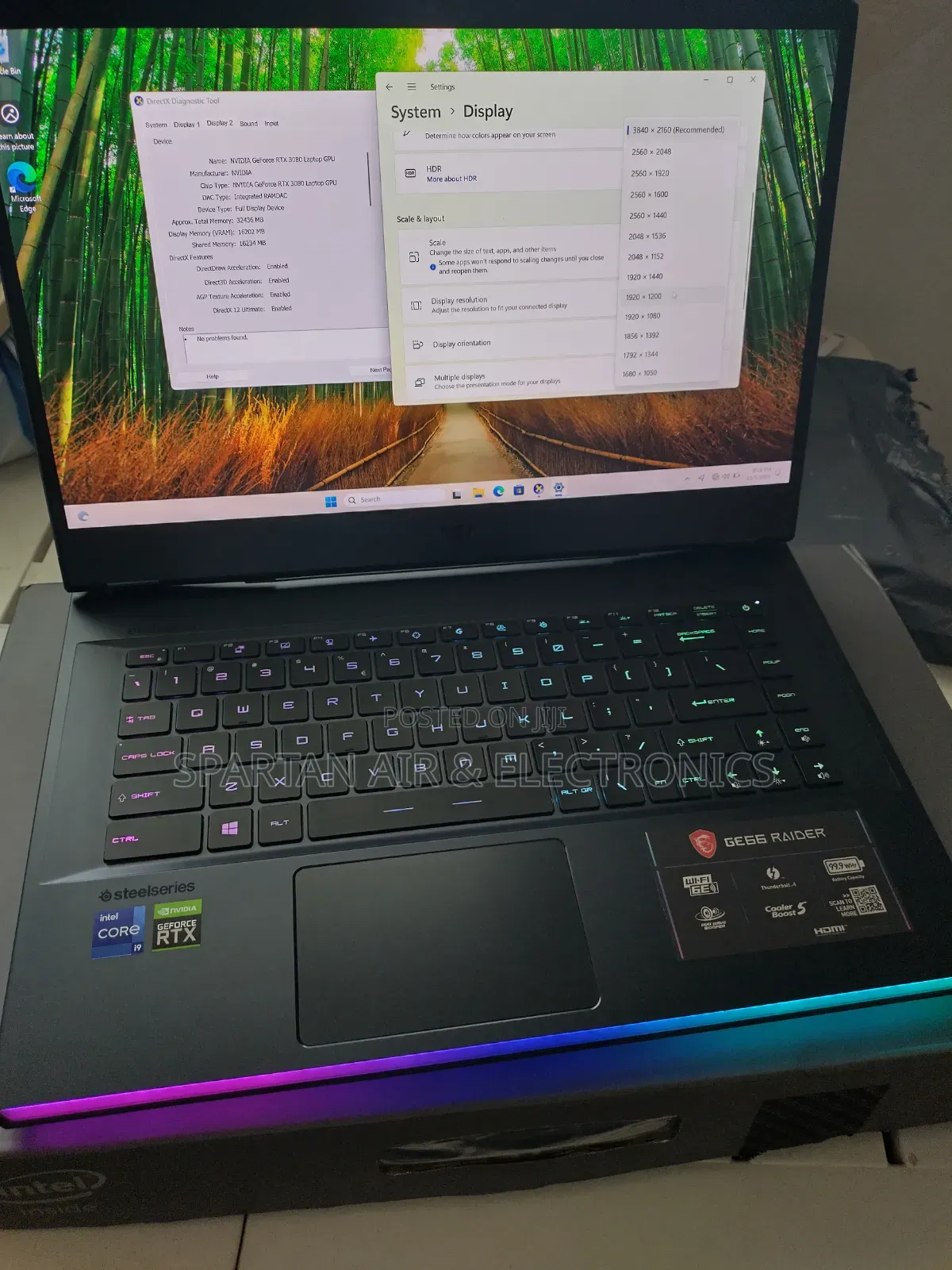 Laptop MSI GE66 Raider 32GB Intel Core i9 SSD 1T