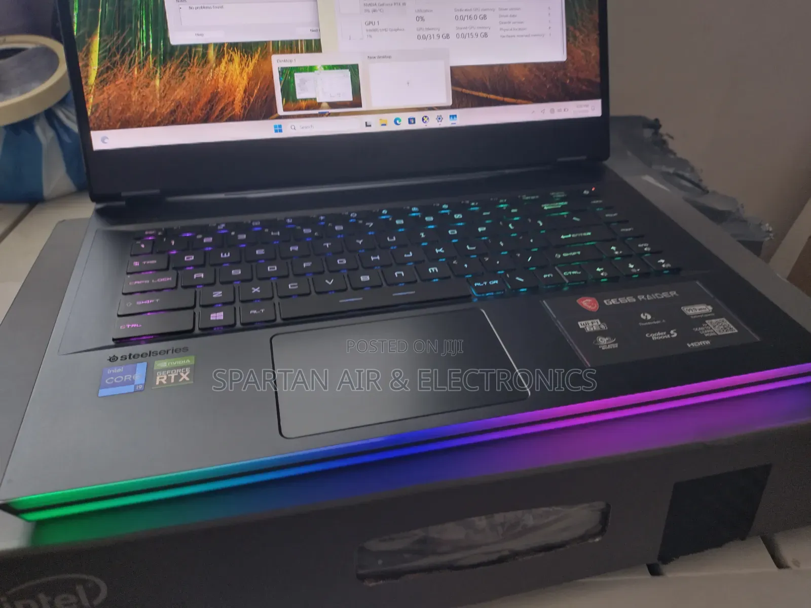 Laptop MSI GE66 Raider 32GB Intel Core i9 SSD 1T