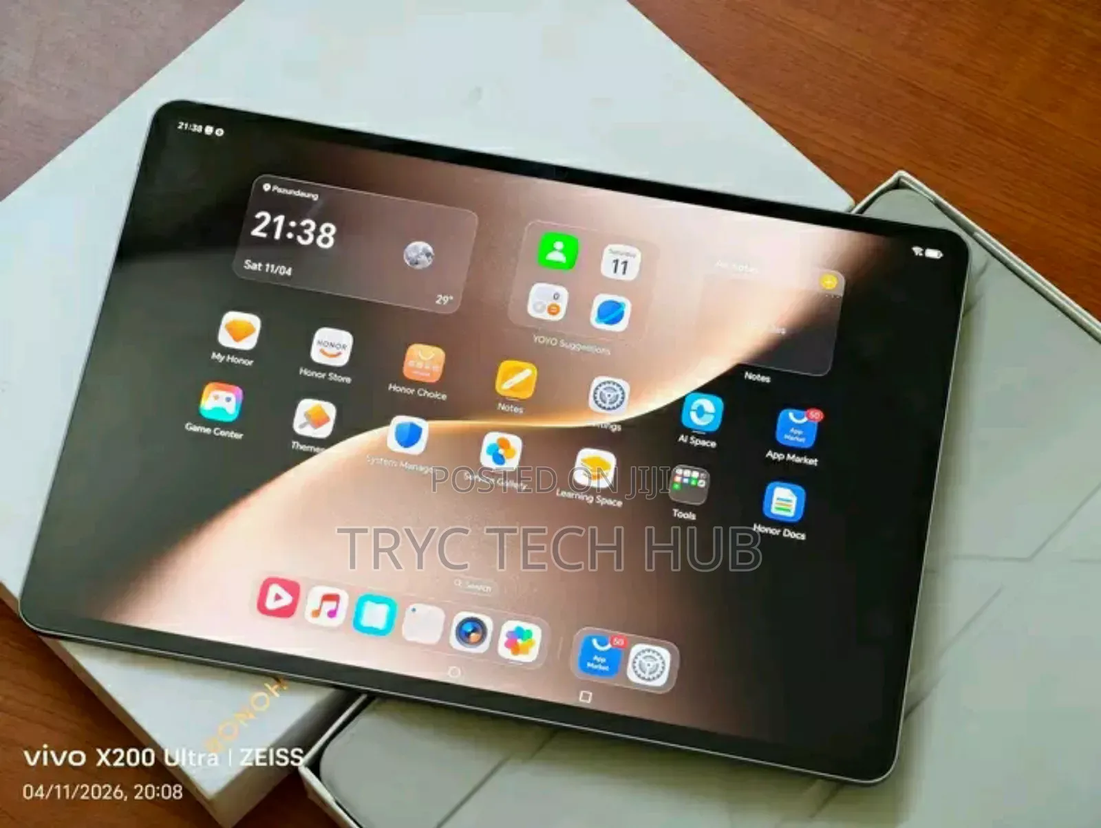 New Honor Pad 2 256 GB Gray