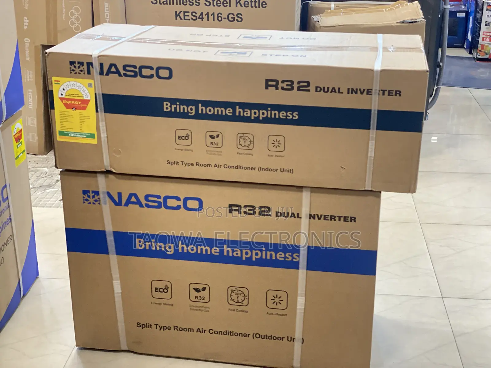 High-Efficiency-Nasco-1.5hp Dual Inverter Air Conditioner