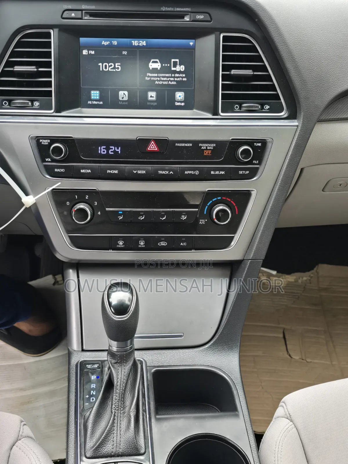 Hyundai Sonata Sport Sedan FWD (2.4L 4cyl 6A) 2016 Black