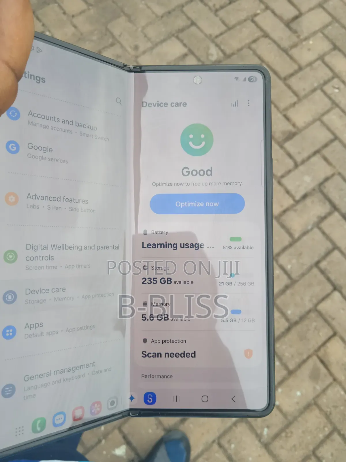 Samsung Galaxy Fold 512 GB Black