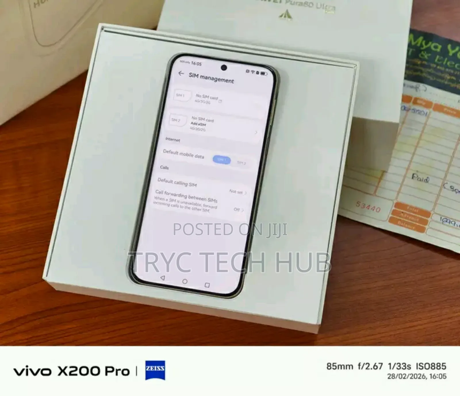 New Huawei Pura 80 Ultra 5G 512 GB Gray