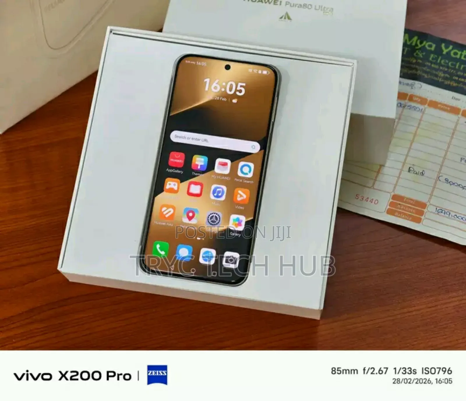 New Huawei Pura 80 Ultra 5G 512 GB Gray