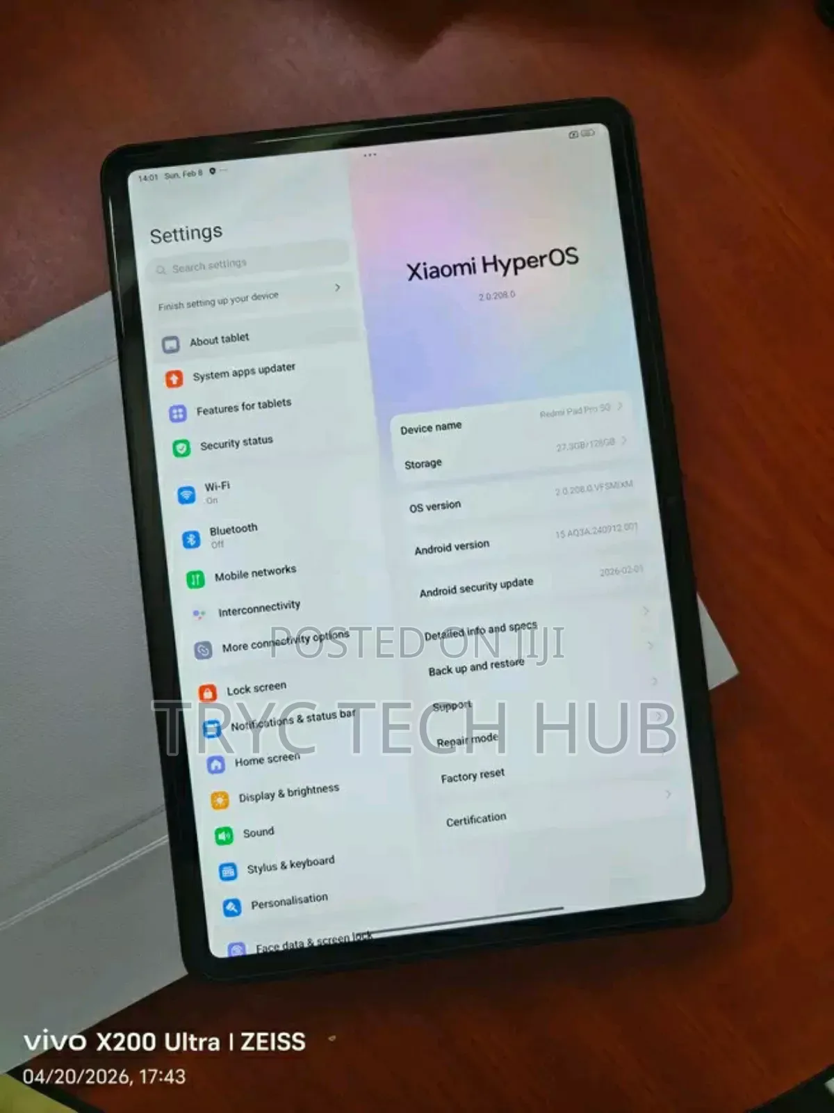 Xiaomi Redmi Pad Pro 256 GB Gray