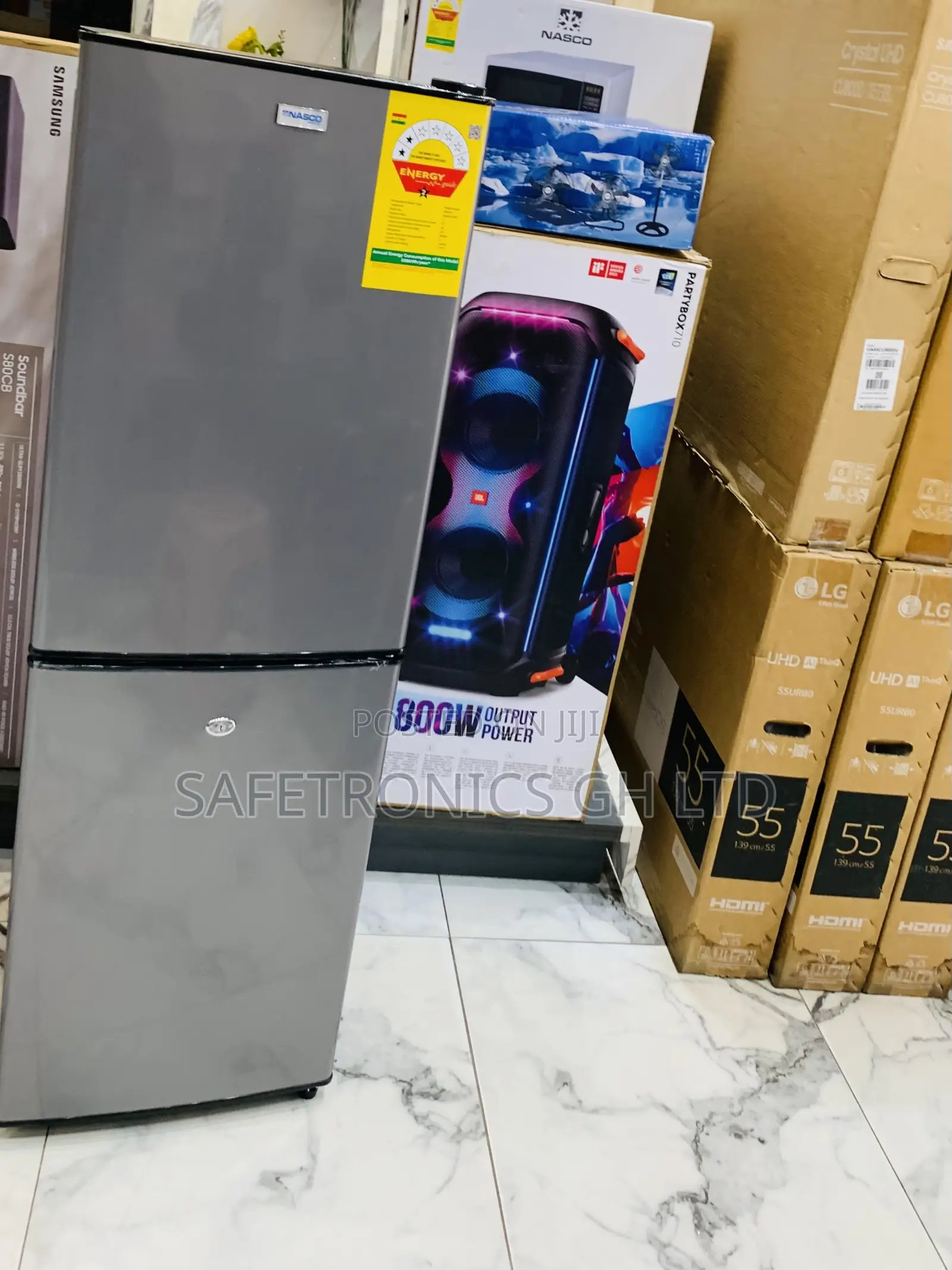 Neatly Sealed Nasco Nasd2-20fl 158-Litre Double-Door Refrigerator