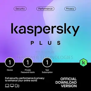 Kaspersky Plus for Africa Only (1 Device) – 1 Year