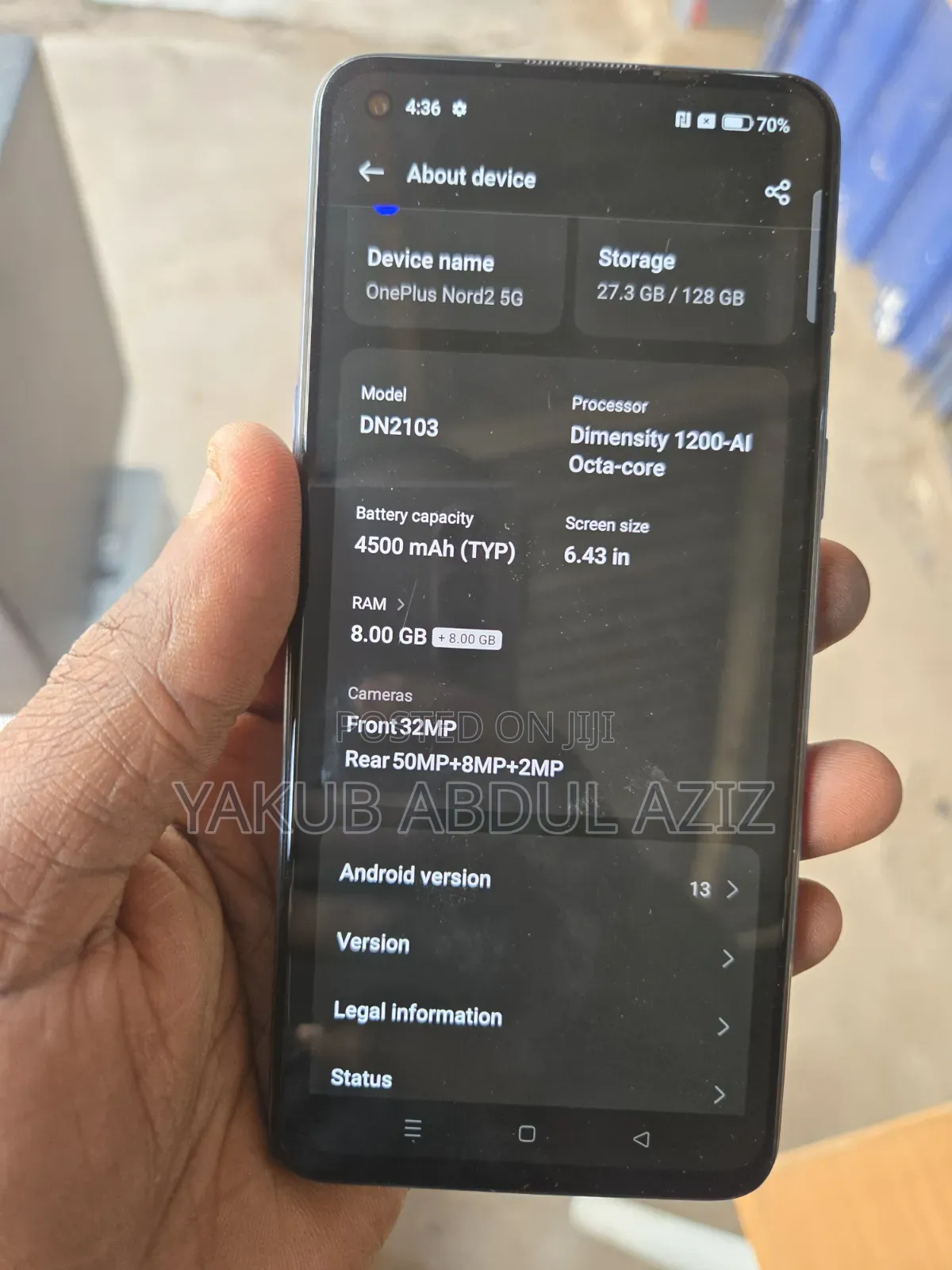 OnePlus Nord 2 128 GB Silver