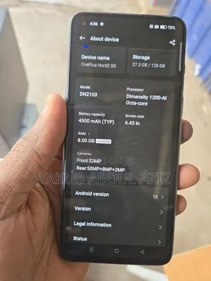 OnePlus Nord 2 128 GB Silver