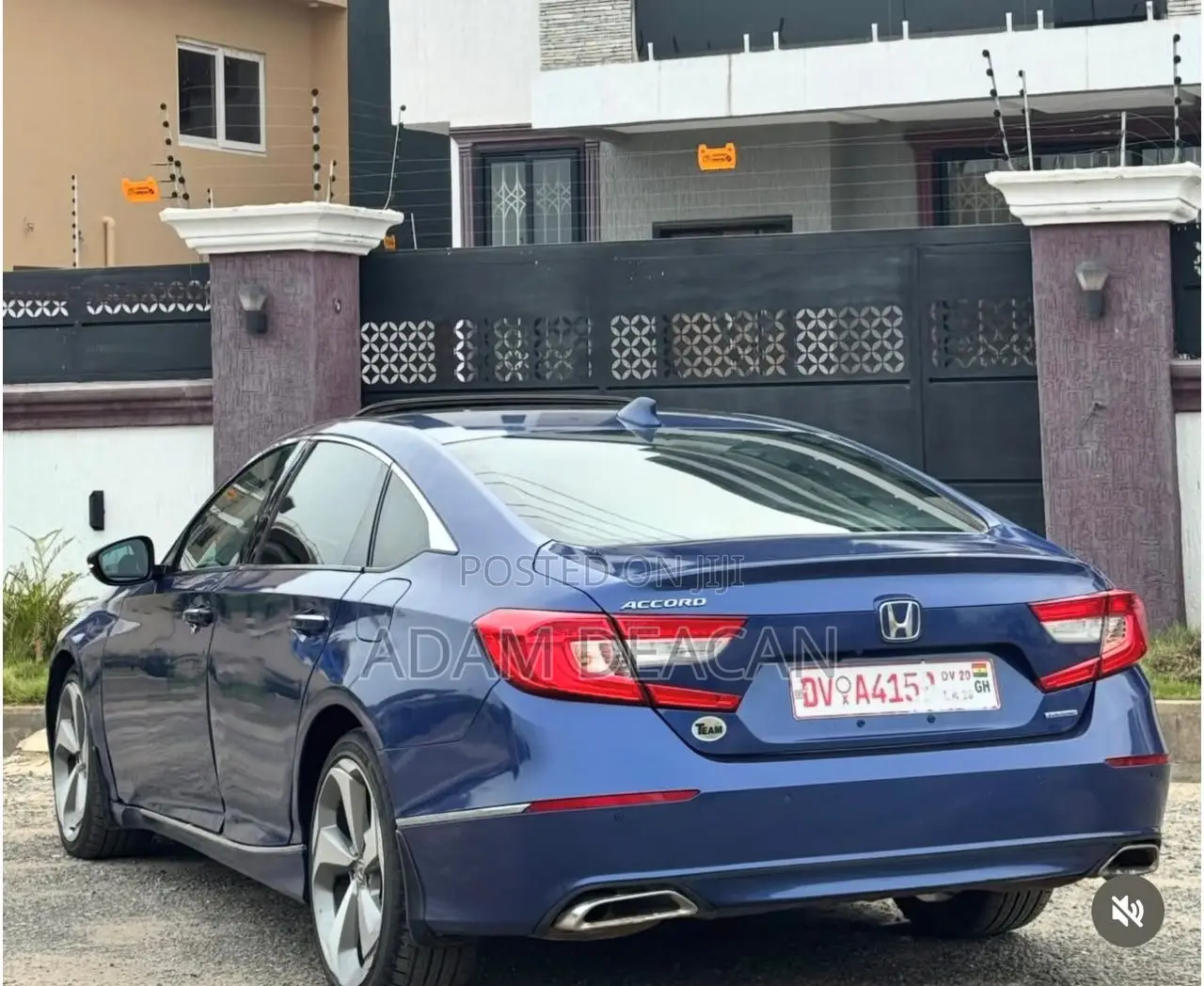 Honda Accord Touring 2018 Blue