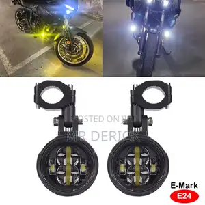 100w Motorcycle Headlight Fog Lights Led Driving Light Dual Color